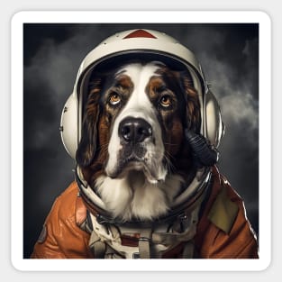 Astro Dog - St. Bernard Sticker